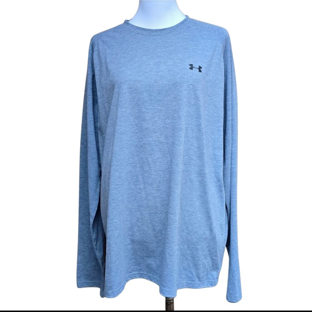 Under Armour Long Sleeve Tshirt Size XL Heather Blue Gray Tee